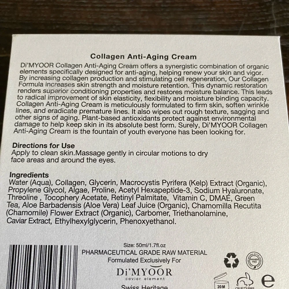 DiMyoor Collagen Anti-Aging Cream Caviar Extract - Picture 4 of 4